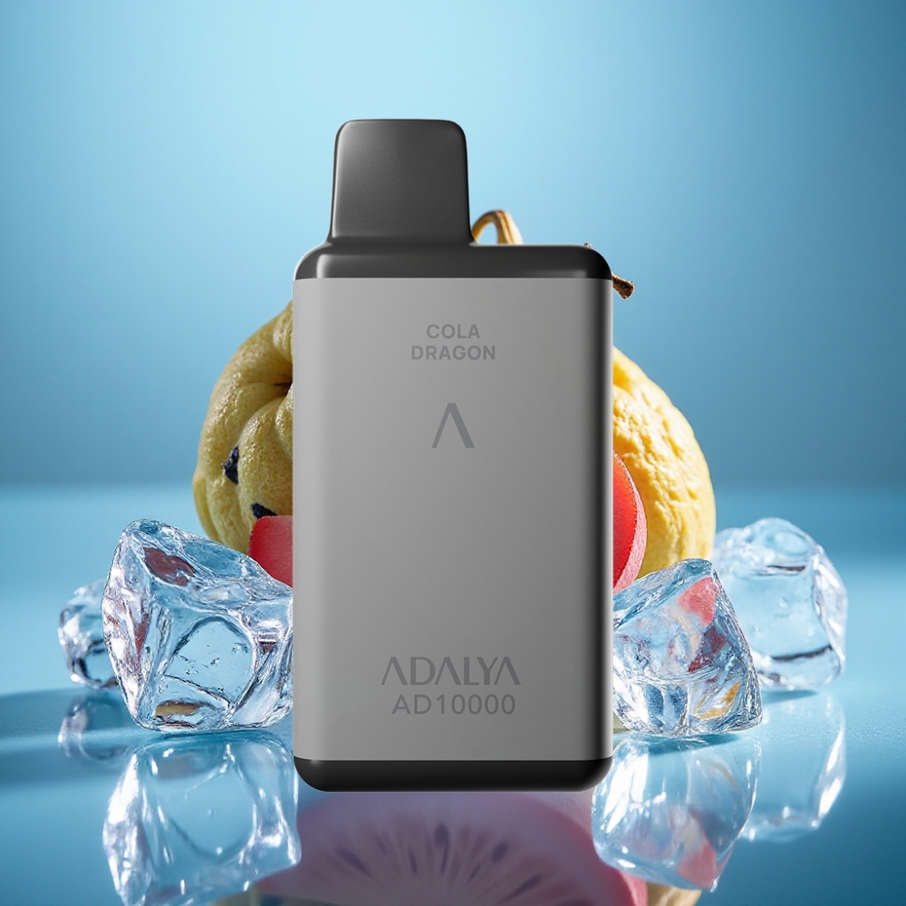 Adalya AD 10 000 Puffs Jednorazové Vape Modrý ľad 14 ml 2 nikotín