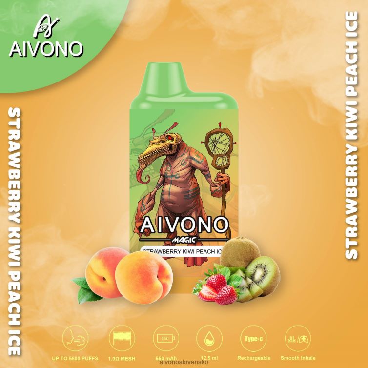 jahoda kiwi broskyňová ľad