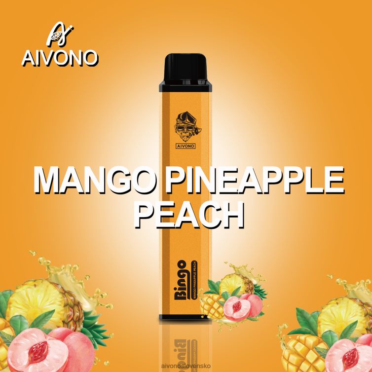 Aivono Puffs 62L8BJ136 Aivono AIM BINGO 4000 mango ananás broskyňa