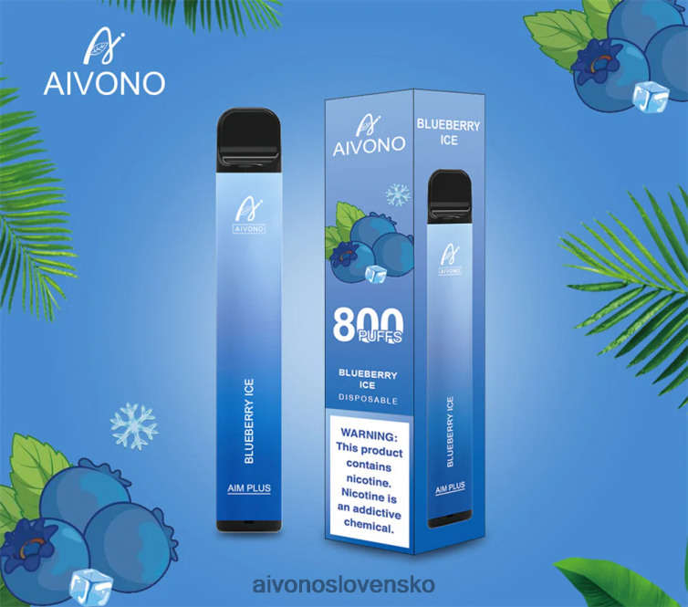 Aivono Puffs 62L8BJ175 Aivono AIM PLUS 800 čučoriedkový ľad