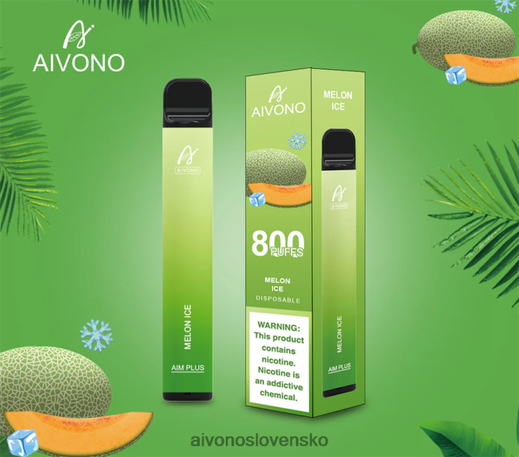 Aivono Puffs 62L8BJ187 Aivono AIM PLUS 800 melónový ľad