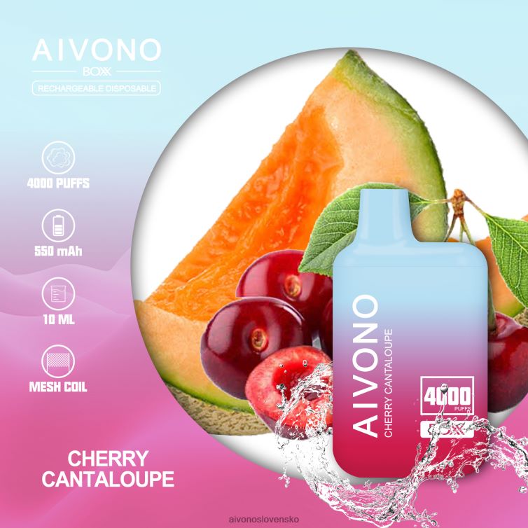 Aivono Puffs 62L8BJ223 Aivono AIM BOXX 4000 čerešňový melón