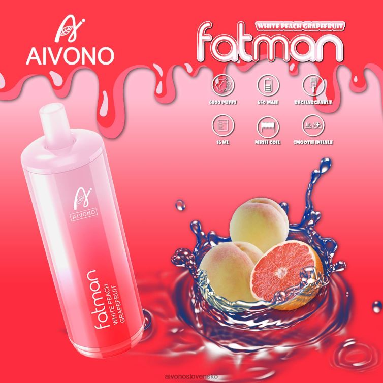 Aivono Puffs 62L8BJ25 Aivono FATMAN 6800 grapefruit