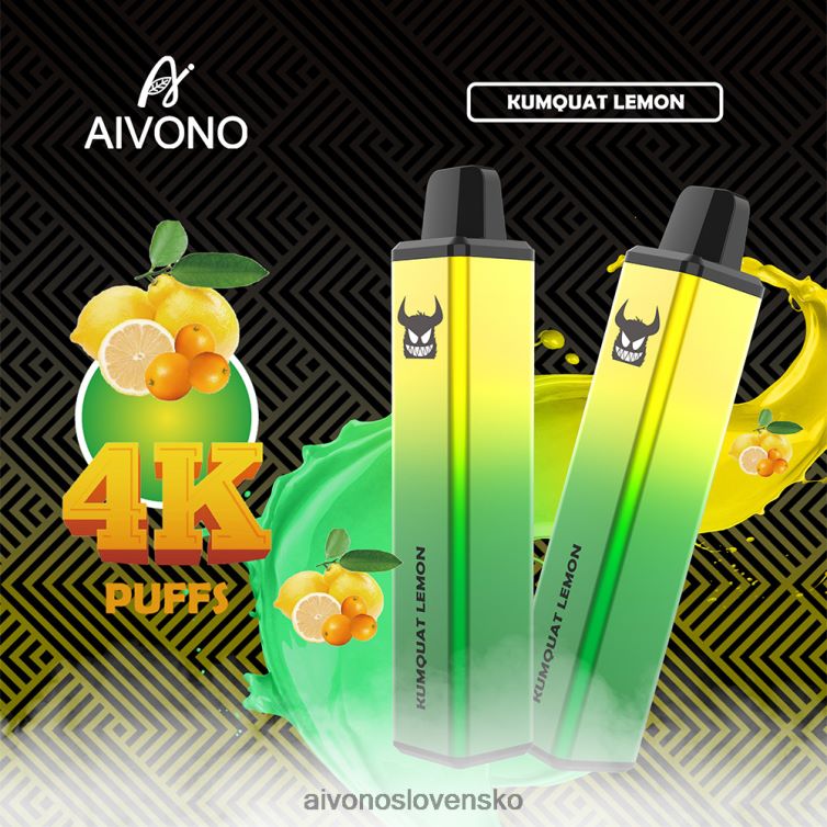 Aivono Puffs 62L8BJ256 Aivono AIM FREAK 4000 kumquat citrón
