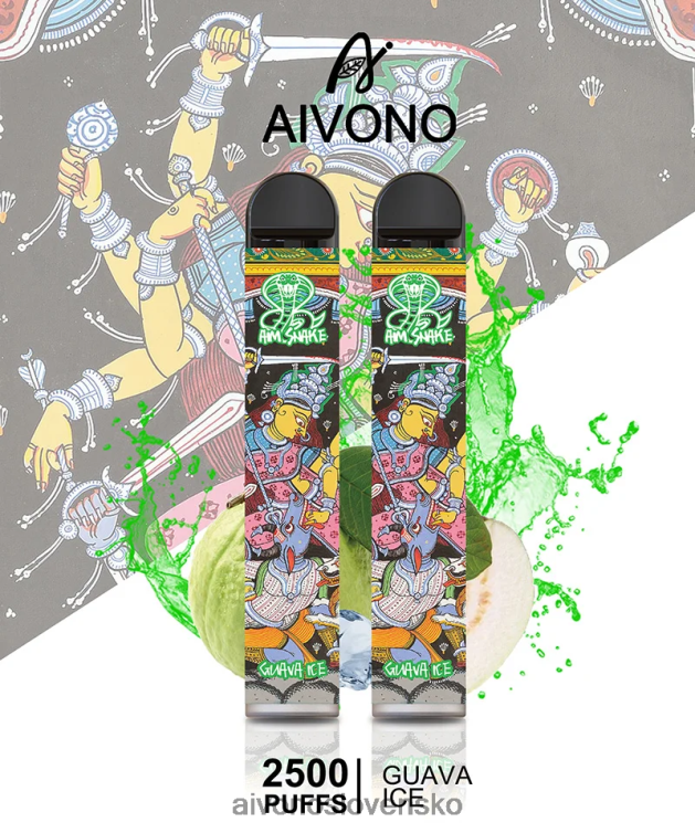 Aivono Puffs 62L8BJ307 Aivono AIM SNAKE 2500 guava ľad