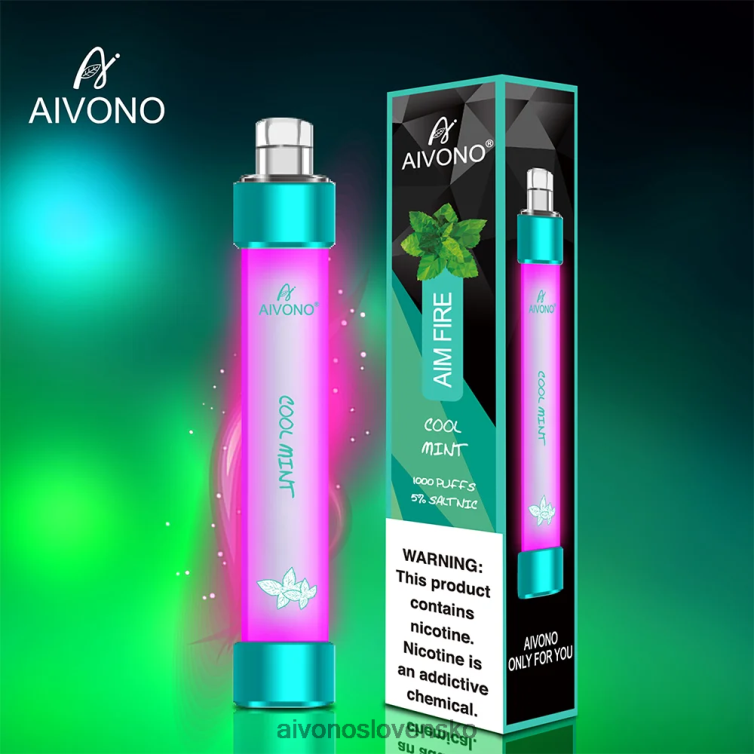 Aivono Puffs 62L8BJ328 Aivono AIM FIRE 1000 chladná mäta