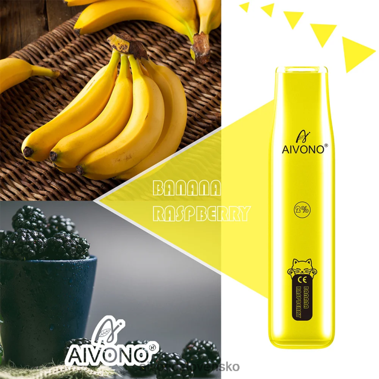 Aivono Puffs 62L8BJ334 Aivono AIM CAT 400 banán malina