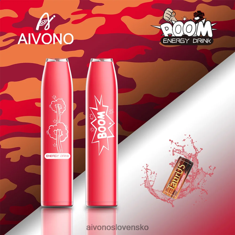 Aivono Puffs 62L8BJ358 Aivono AIM BOOM 600 energetický nápoj