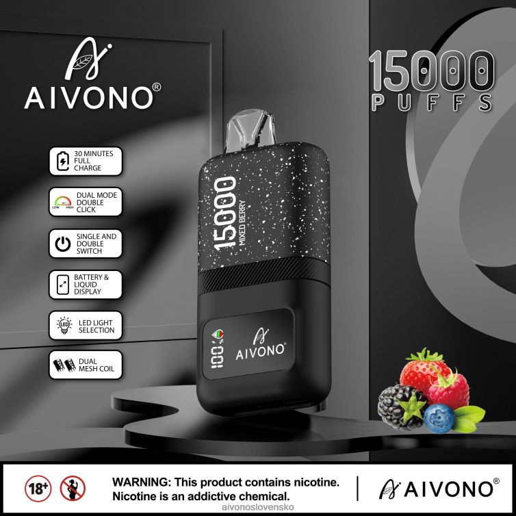 Aivono Puffs 62L8BJ67 Aivono AIM magic 15 000 zmiešané bobule