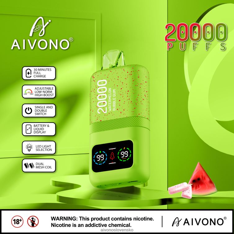 Aivono Puffs 62L8BJ82 Aivono AIM magic 20 000 žuvačka z vodného melónu