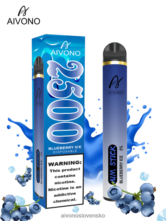 Aivono Slovensko 62L8BJ152 Aivono AIM STICK 2500 čučoriedkový ľad