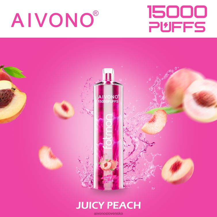 Aivono Slovensko 62L8BJ17 Aivono FATMAN 15 000 šťavnatá broskyňa