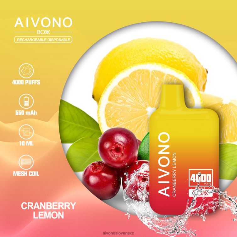 Aivono Slovensko 62L8BJ218 Aivono AIM BOXX 4000 brusnicový citrón