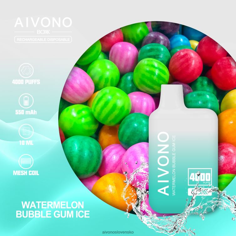 Aivono Slovensko 62L8BJ227 Aivono AIM BOXX 4000 melónová žuvačková ľadová