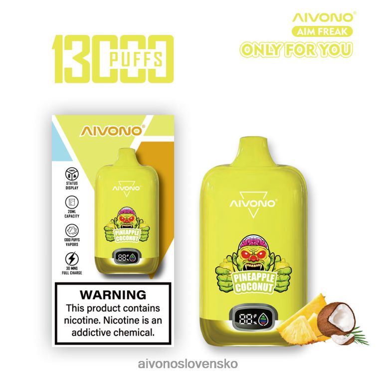 Aivono Slovensko 62L8BJ248 Aivono AIM FREAK 13 000 ananás kokos