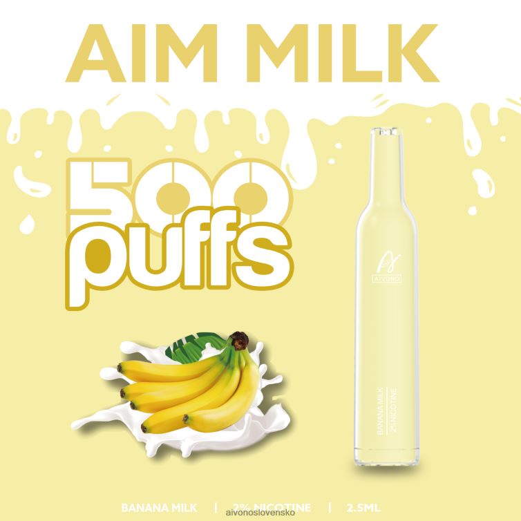 Aivono Slovensko 62L8BJ275 Aivono AIM MILK 500 banánové mlieko
