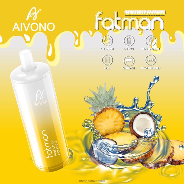 Aivono Slovensko 62L8BJ29 Aivono FATMAN 6800 ananás kokos