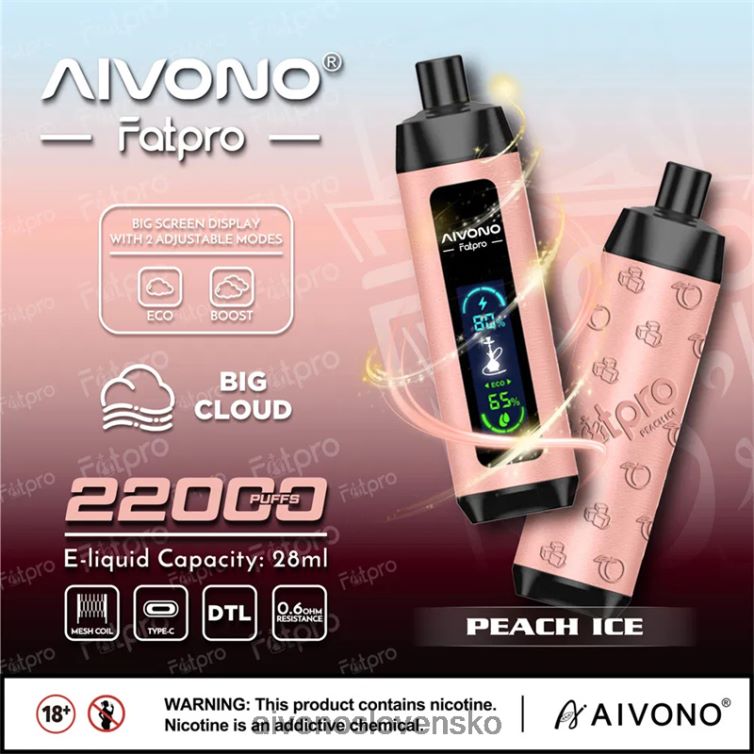 Aivono Slovensko 62L8BJ5 Aivono Fatpro 22 000 broskyňový ľad