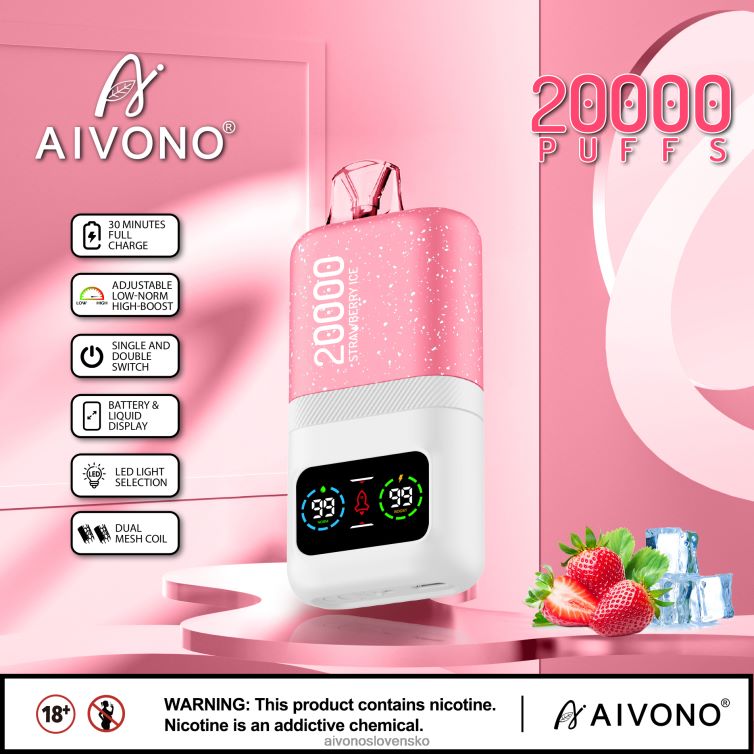 Aivono Slovensko 62L8BJ74 Aivono AIM magic 20 000 jahodový ľad