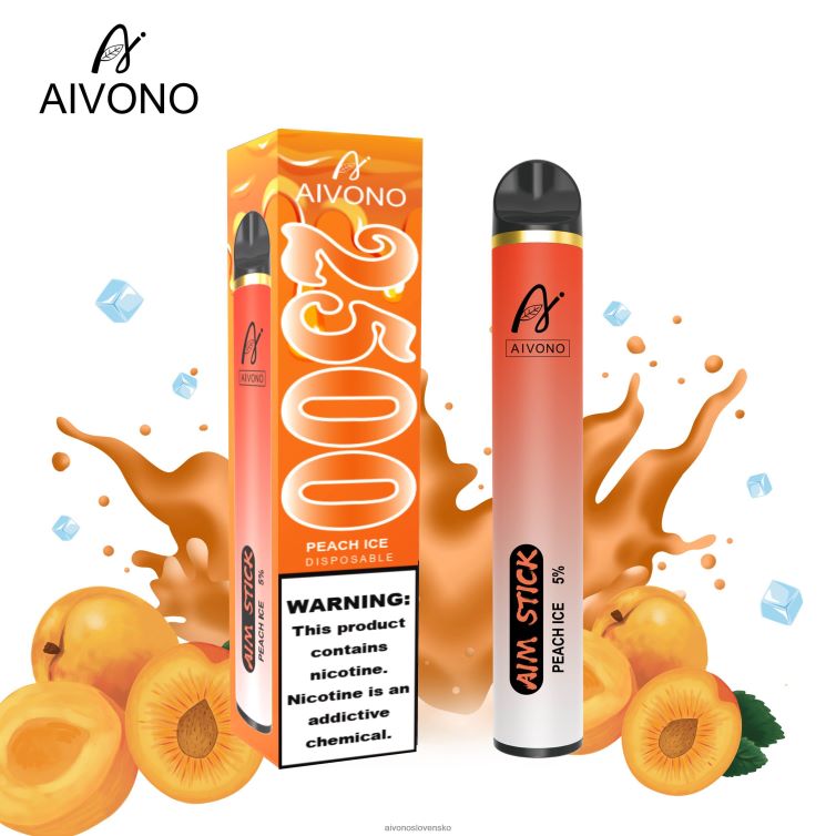 Aivono Vape Slovensko 62L8BJ144 Aivono AIM STICK 2500 broskyňový ľad