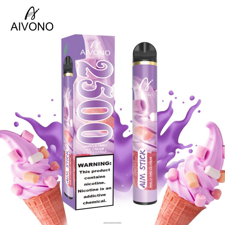 Aivono Vape Slovensko 62L8BJ147 Aivono AIM STICK 2500 vanilková taro zmrzlina