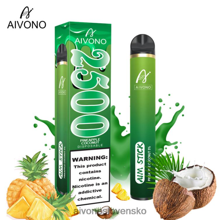 Aivono Vape Slovensko 62L8BJ153 Aivono AIM STICK 2500 ananás kokos