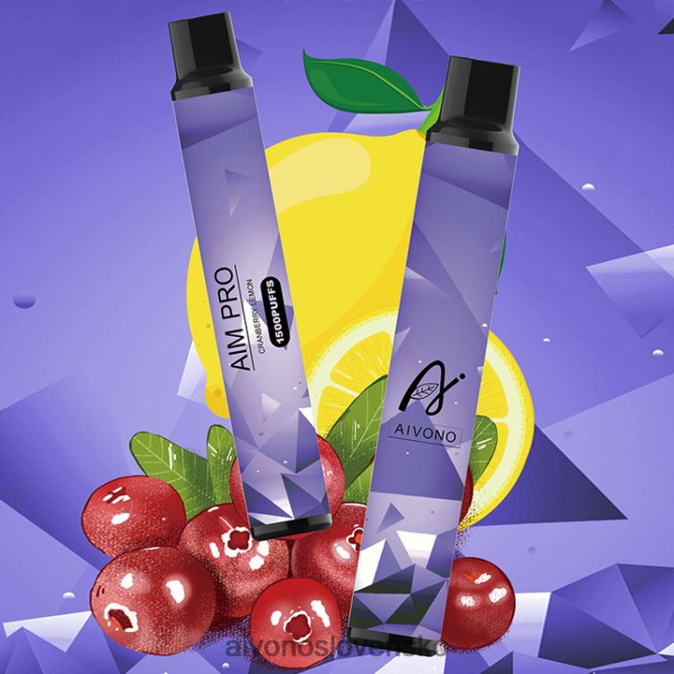 Aivono Vape Slovensko 62L8BJ168 Aivono AIM PRO 1500 brusnicový citrón