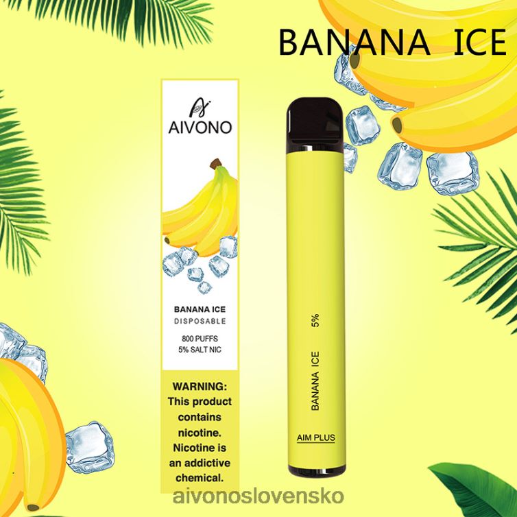 Aivono Vape Slovensko 62L8BJ171 Aivono AIM PLUS 800 banánový ľad