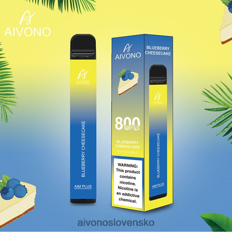 Aivono Vape Slovensko 62L8BJ174 Aivono AIM PLUS 800 čučoriedkový tvarohový koláč