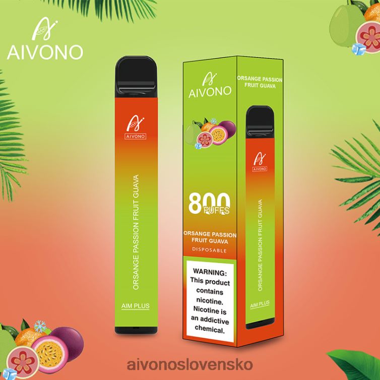 Aivono Vape Slovensko 62L8BJ189 Aivono AIM PLUS 800 pomarančová guava mučenka