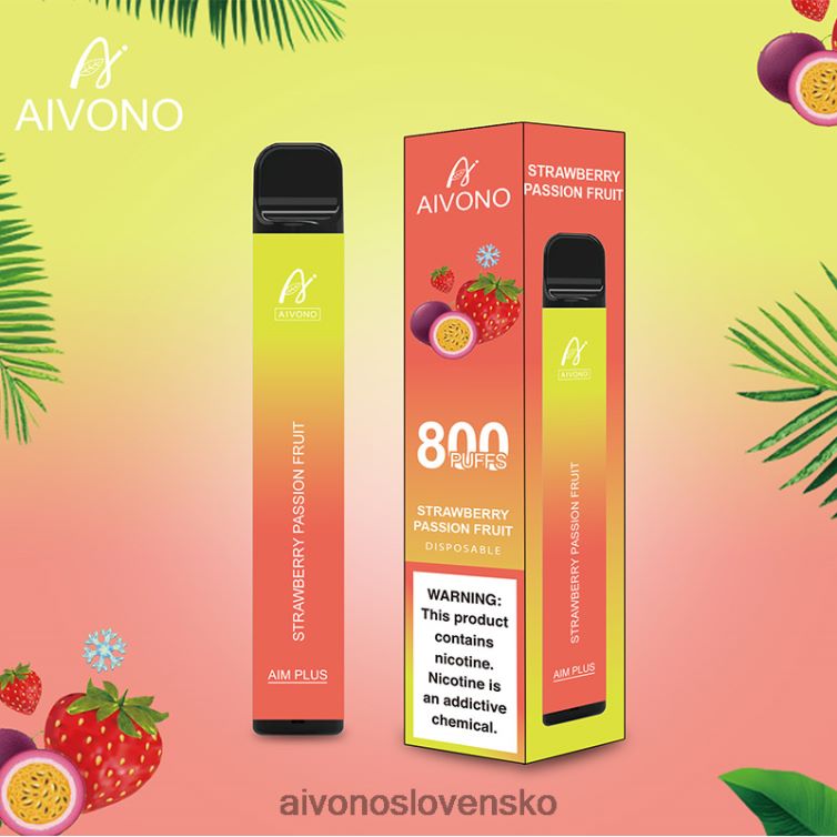 Aivono Vape Slovensko 62L8BJ195 Aivono AIM PLUS 800 jahodová mučenka