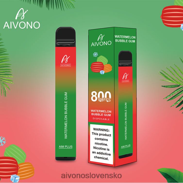 Aivono Vape Slovensko 62L8BJ198 Aivono AIM PLUS 800 žuvačka z vodného melónu