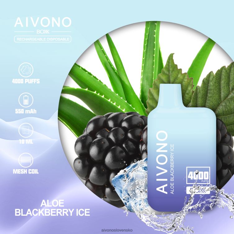 Aivono Vape Slovensko 62L8BJ228 Aivono AIM BOXX 4000 aloe súčasný ľad