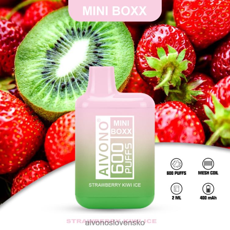 Aivono Vape Slovensko 62L8BJ234 Aivono AIM MINI BOXX 600 jahodový ľad s kiwi