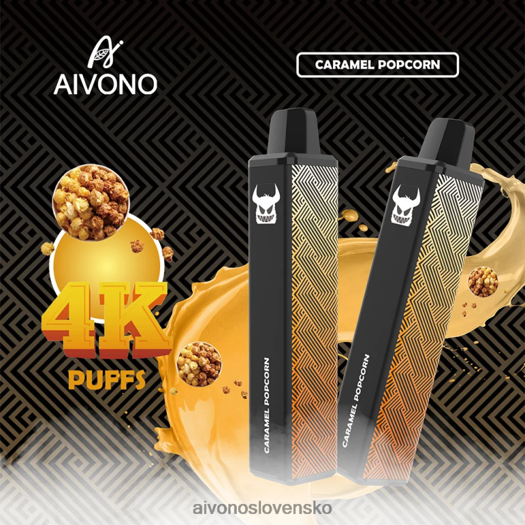 Aivono Vape Slovensko 62L8BJ261 Aivono AIM FREAK 4000 karamelový popcorn