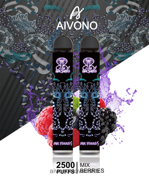 Aivono Vape Slovensko 62L8BJ312 Aivono AIM SNAKE 2500 miešať bobule