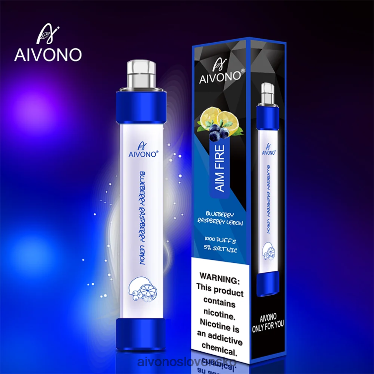 Aivono Vape Slovensko 62L8BJ327 Aivono AIM FIRE 1000 čučoriedka malina citrón