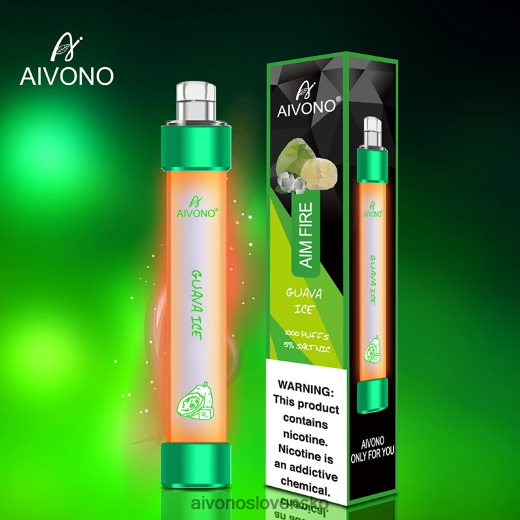 Aivono Vape Slovensko 62L8BJ330 Aivono AIM FIRE 1000 guava ľad