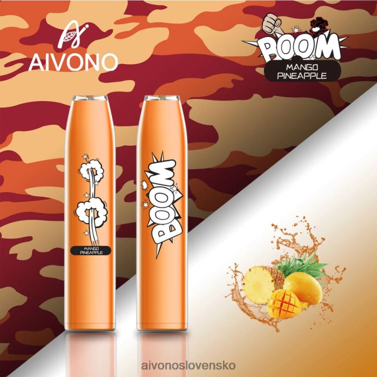 Aivono Vape Slovensko 62L8BJ360 Aivono AIM BOOM 600 mango ananás