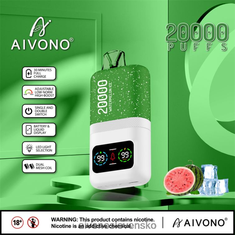 Aivono Vape Slovensko 62L8BJ75 Aivono AIM magic 20 000 melónový ľad