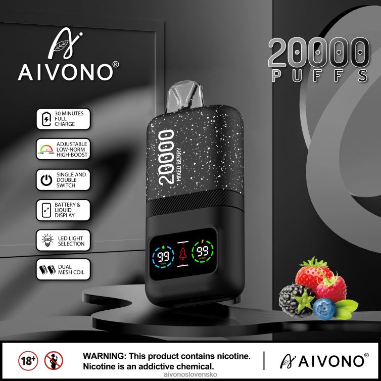 Aivono Vape Slovensko 62L8BJ78 Aivono AIM magic 20 000 zmiešané bobule