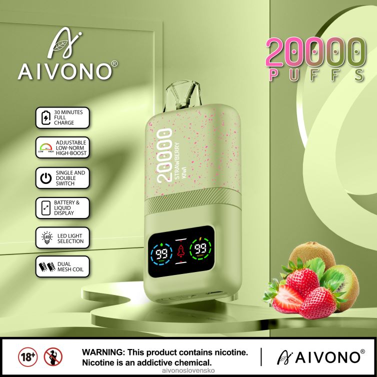 Aivono Vape Slovensko 62L8BJ81 Aivono AIM magic 20 000 jahodové kiwi