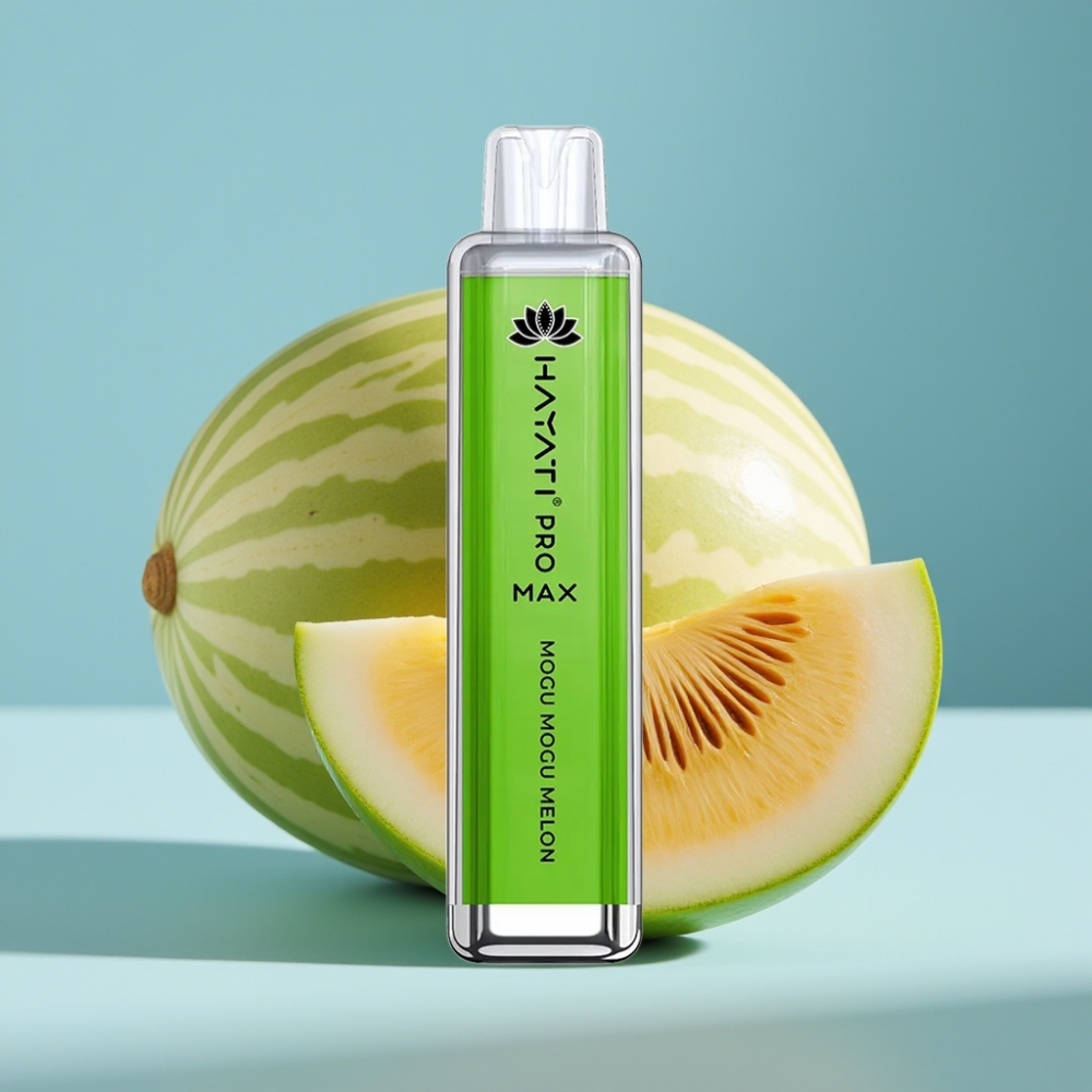 Hayati Pro Max 4000 Puffs Jednorazové Vape Mogu Mogu Melón a 1400mAh batéria