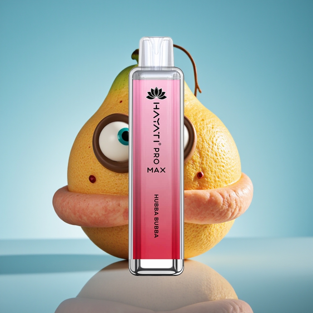 Hayati Pro Max 4000 Pufov Jednorazové Vape Hubba Bubba s 2 Nikotínom