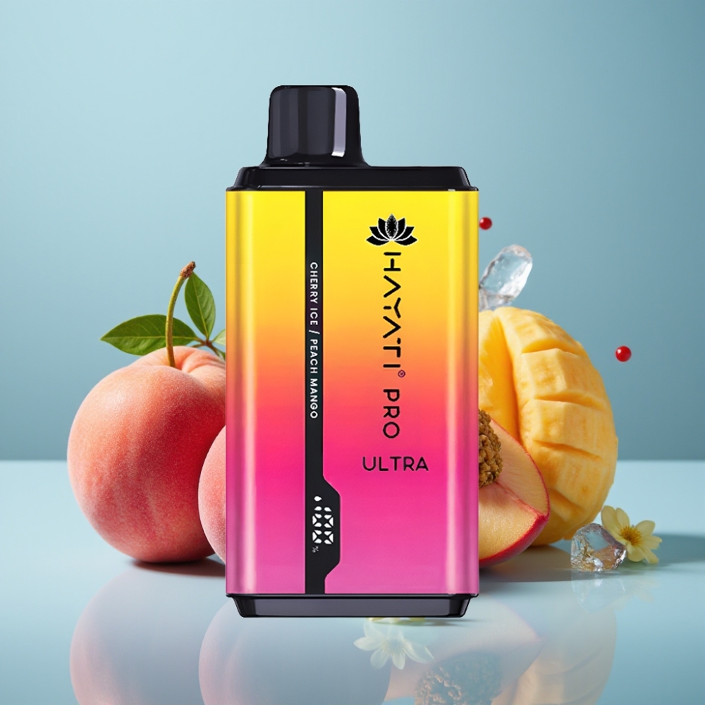 Hayati Pro Ultra 15000 Puffs Cherry Ice Broskyňa Mango 2×12ml