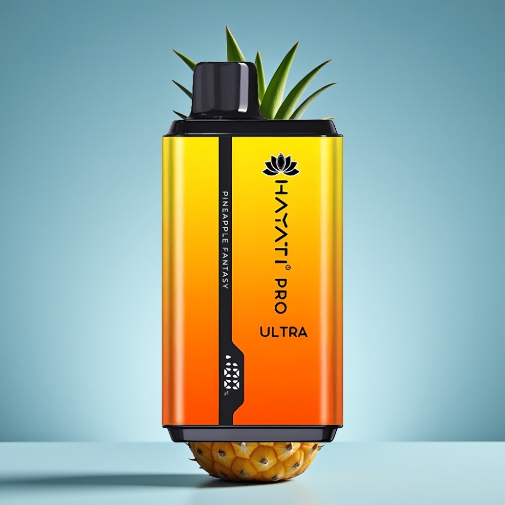 Hayati Pro Ultra 15000 Puffs Jednorazové Vape Ananásová Fantázia 2×12ml