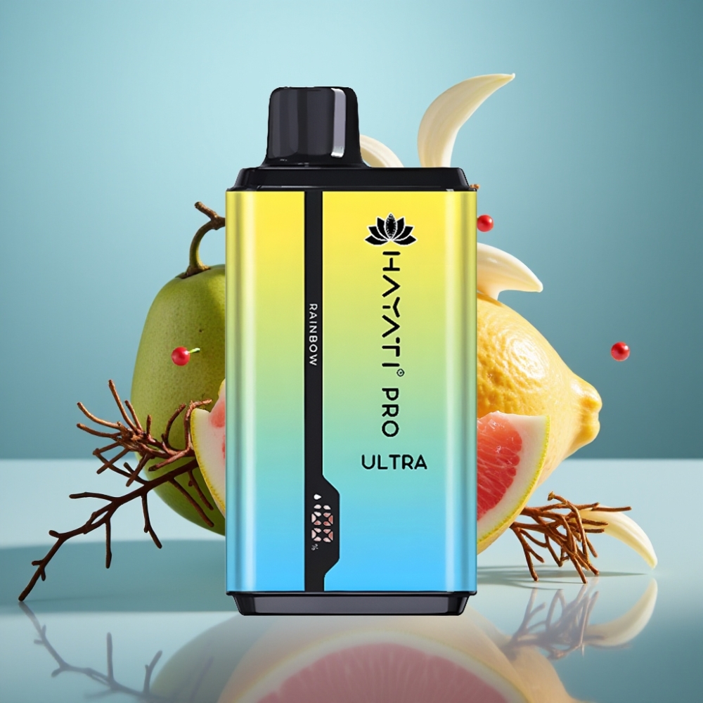Hayati Pro Ultra 15000 Puffs Jednorazové Vape Dúha a 2×12ml