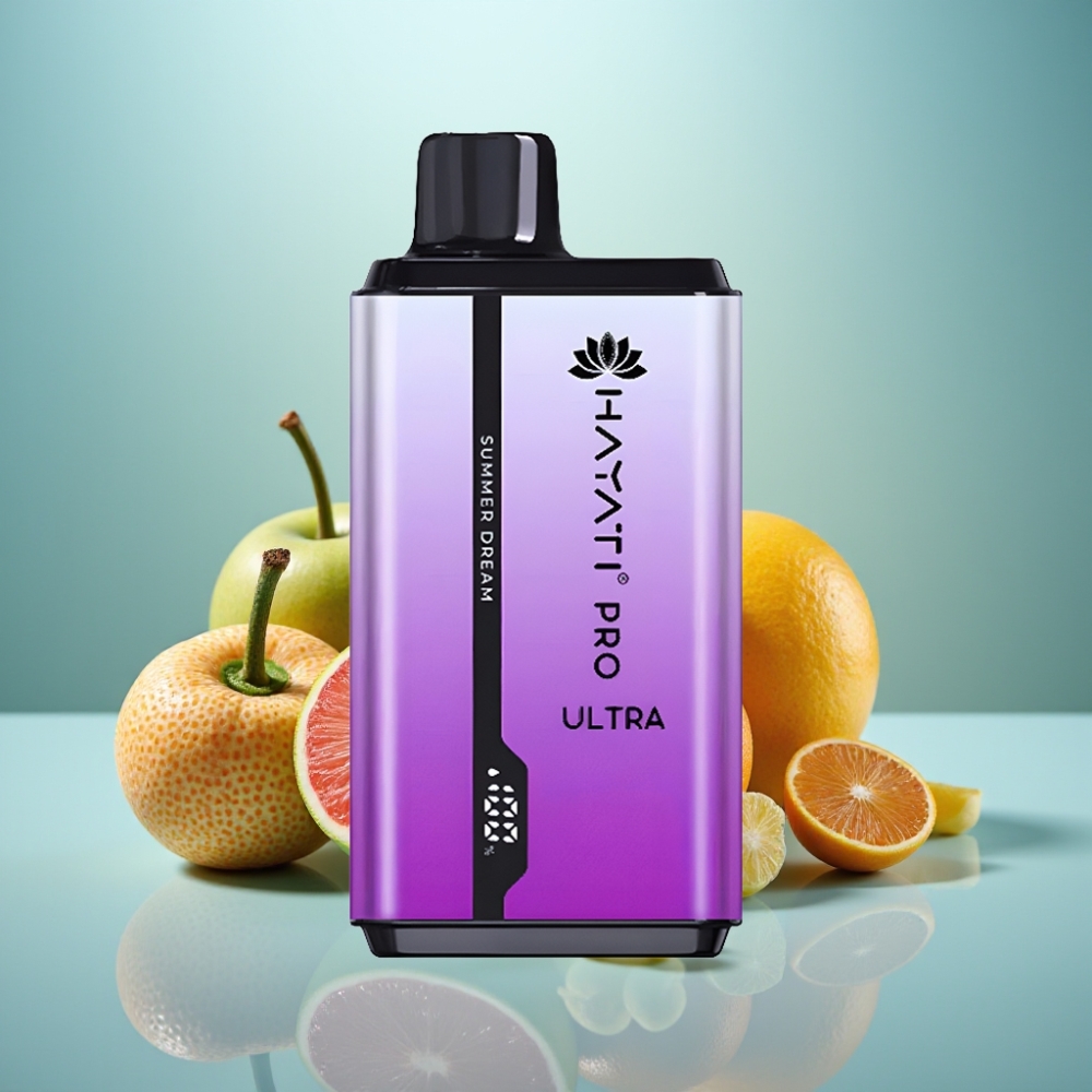 Hayati Pro Ultra 15000 Puffs Jednorazové Vape Letný Sen 12ml