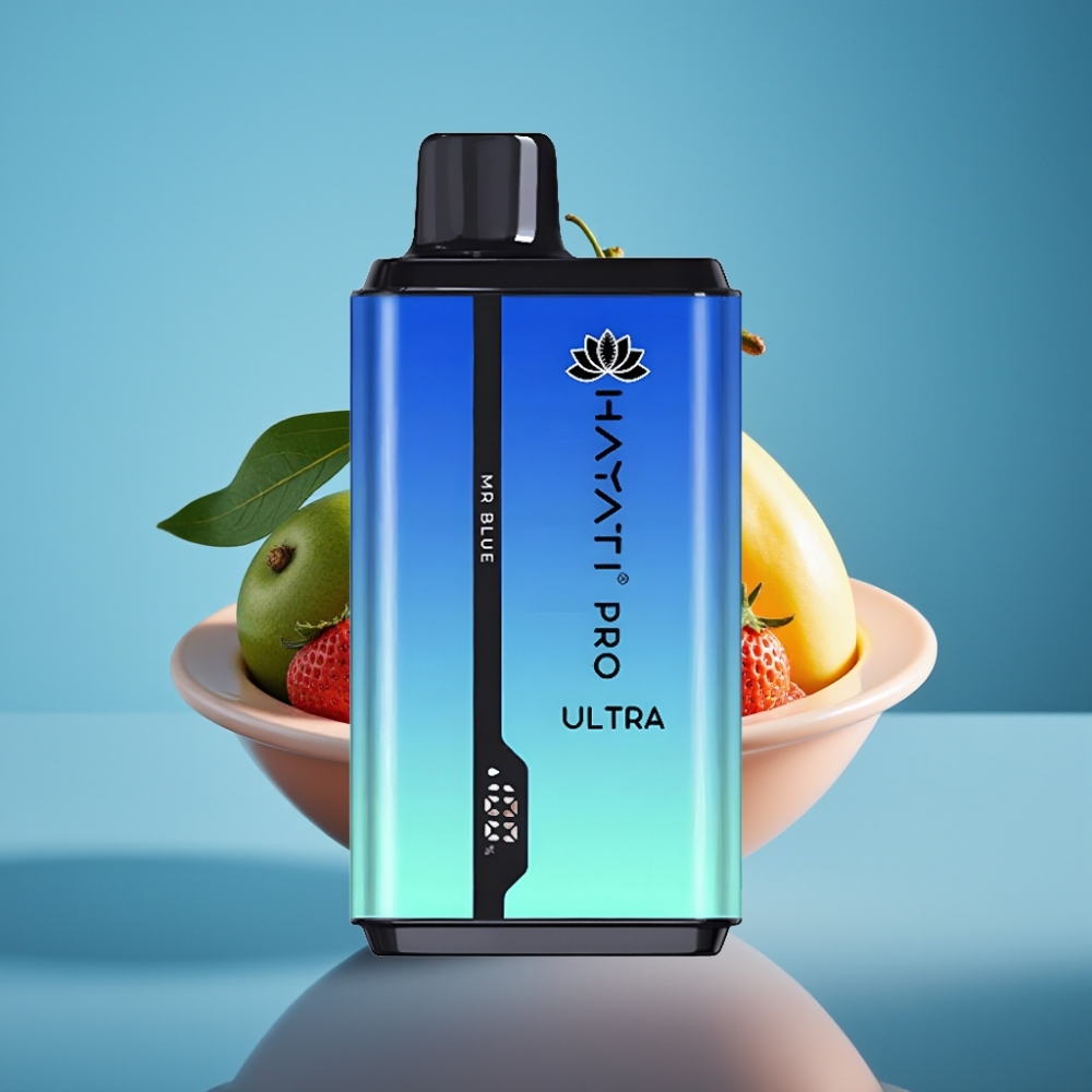 Hayati Pro Ultra 15000 Puffs Jednorazové Vape Pán Modrý a 2×12ml