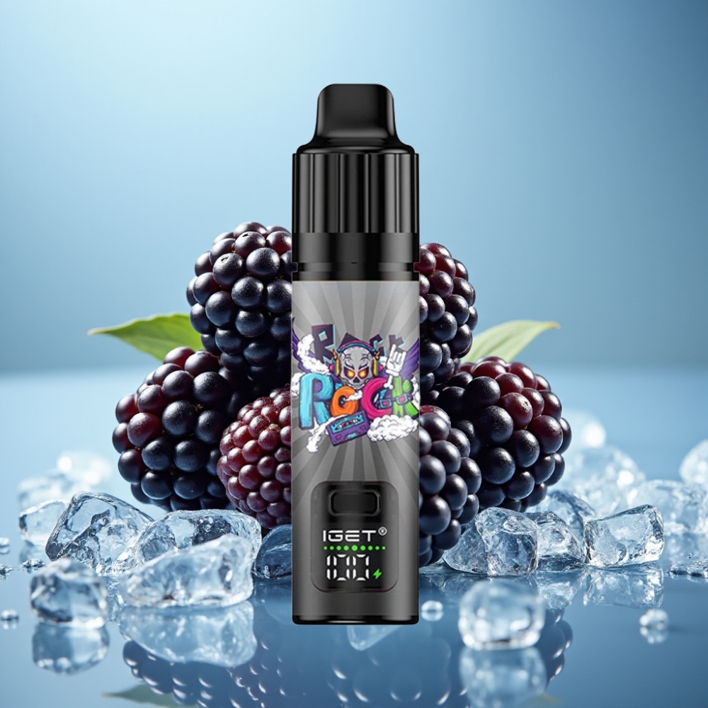 IGET BAR PLUS S3 POD 10000 Puffs Jednorázová E-cigareta Čučoriedkový ľad 18 ml